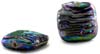 Asorted  Bead with Special Rainbow Polish - click here for large view